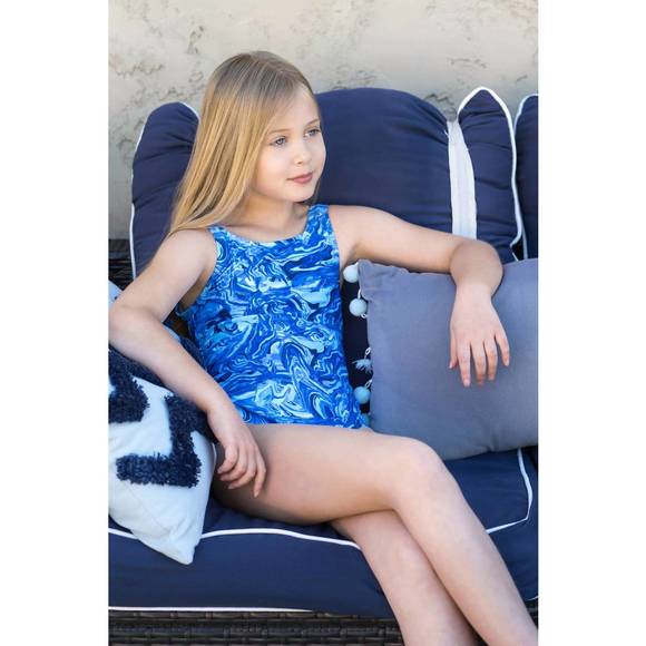 NEW LIMEAPPLE mavi - tie-dye one piece swimsuit in blue - Picture 3 of 3